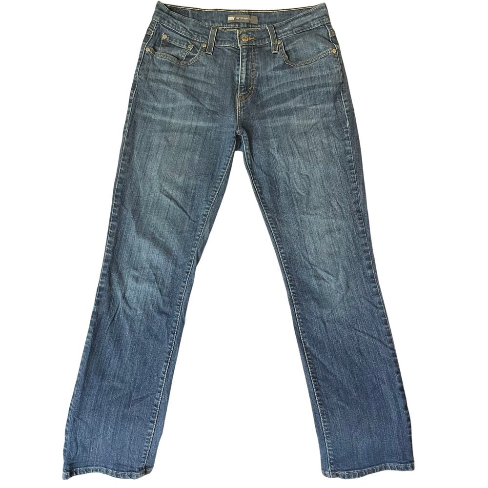Levi’s Women Slim jeans size 8S - W29 L30 Blue Mid Rise Stretch